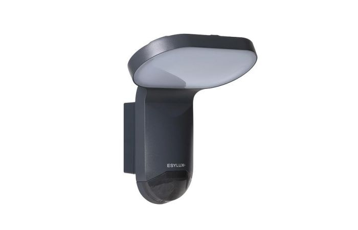 Prožektorius LED 15W IP65 2700/4000K 1600lm su judesio jutikliu antracito spalvos WILMA WL 200 OP 1600 827/840 MD IP65 AN - ESYLUX