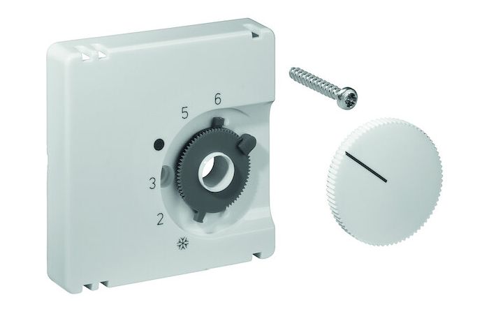 Dangtelis reguliatoriui temperatūros baltas 50x50 PRTRAS123 50 - PROTEC