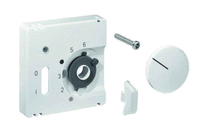 Dangtelis reguliatoriui temperatūros baltas 55x55 PRTRAS551 55 - PROTEC