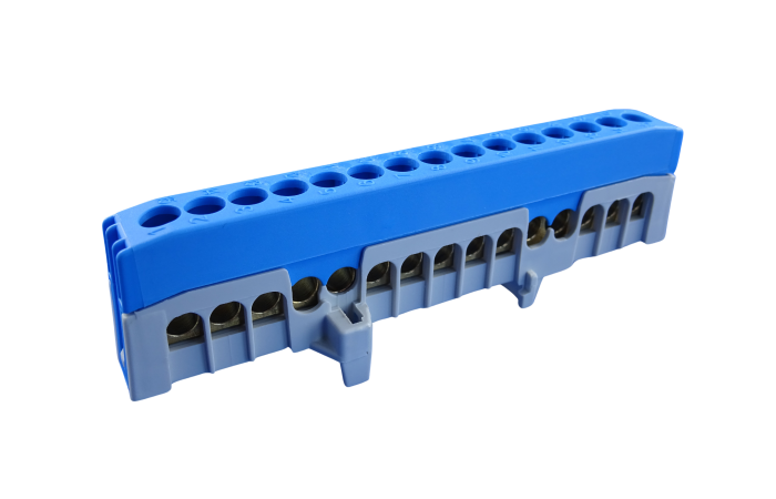 Gnybtas 15x16mm2 mėlynas izoliuotas N15-F2 - POLLMANN