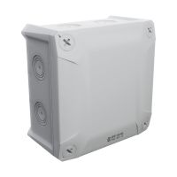 Dėžutė v/t [160x160x86] IP66 tuščia be halogenų UV atspari pilkos spalvos DIAMOND BOX - KOPOS KOLIN