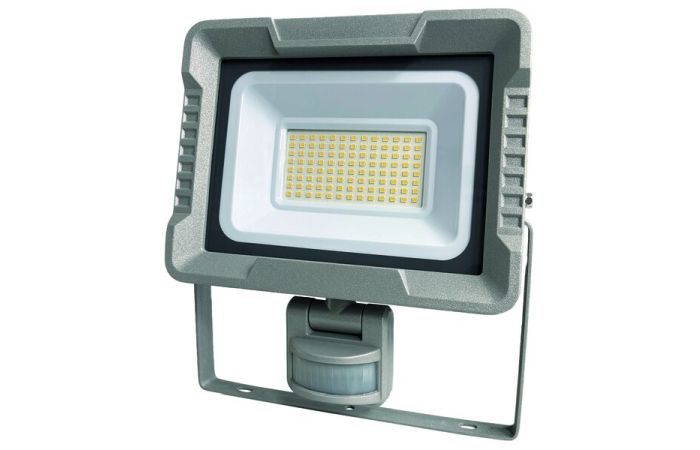 Prožektorius LED 10W IP65 4000K 1350lm su judesio jutikliu PLEDWSTB10 - PROTEC
