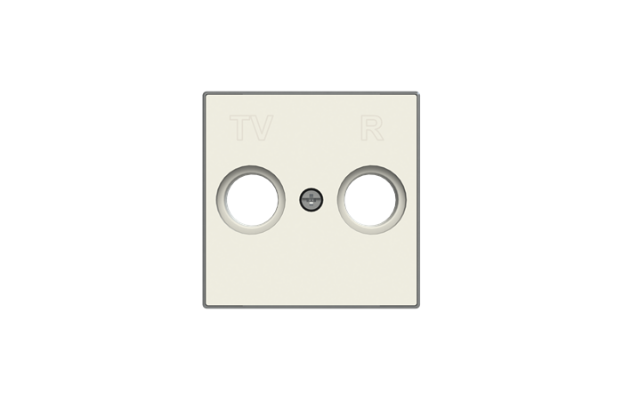 Dangtelis TV/R lizdui baltos spalvos 8550 BL SKY Niessen - ABB