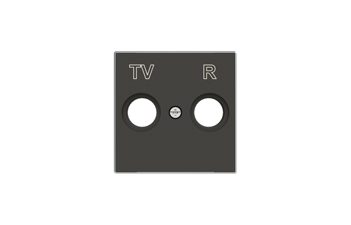 Dangtelis TV/R lizdui juodos spalvos 8550 NS SKY Niessen - ABB