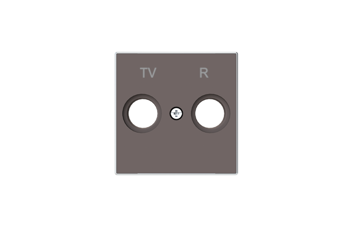 Dangtelis TV/R lizdui TAUPE spalvos 8550 TP SKY Niessen - ABB