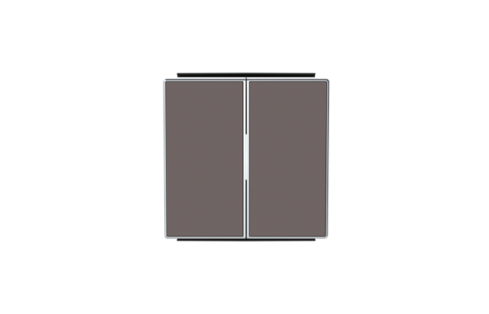 Klavišas dvigubam jungikliui TAUPE spalvos 8511 TP SKY Niessen - ABB