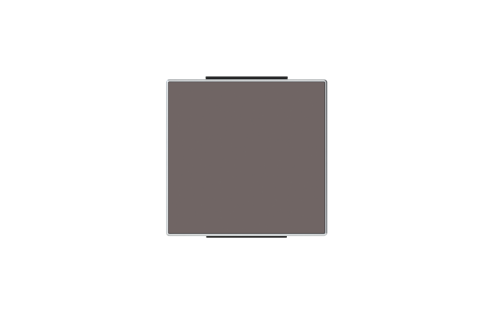 Klavišas viengubam jungikliui TAUPE spalvos 8501 TP SKY Niessen - ABB