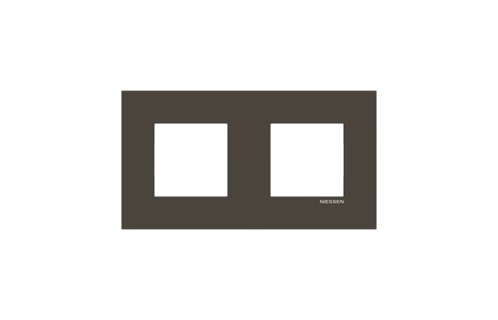 Rėmelis dvigubas antracito spalvos Z2272 AN Zenit S - ABB