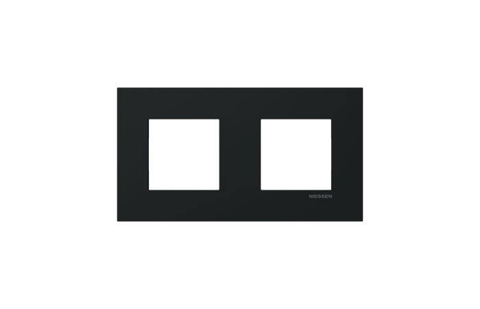 Rėmelis dvigubas juodos matinės spalvos Z2272 NT Zenit S - ABB