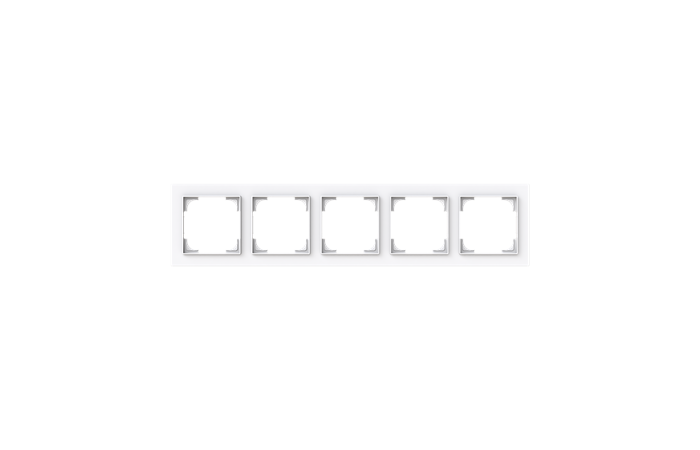 Rėmelis penkiagubas baltos spalvos 1725-44G-500 Busch-Art Linear - ABB
