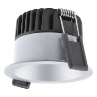 Šviestuvas į/l LED 8W IP44 3000K 680lm D-81mm H-54mm 230V sidabrinės spalvos Spot DK - LEDVANCE