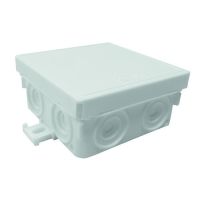 Dėžutė v/t [75x75x37] IP55 tuščia balta be halogenų PFRAD 7575 - PROTEC