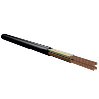 Kabelis lankstus H03VV-F 4x0.75mm2 300V juodas [Ritė po 100m] - ELMAT