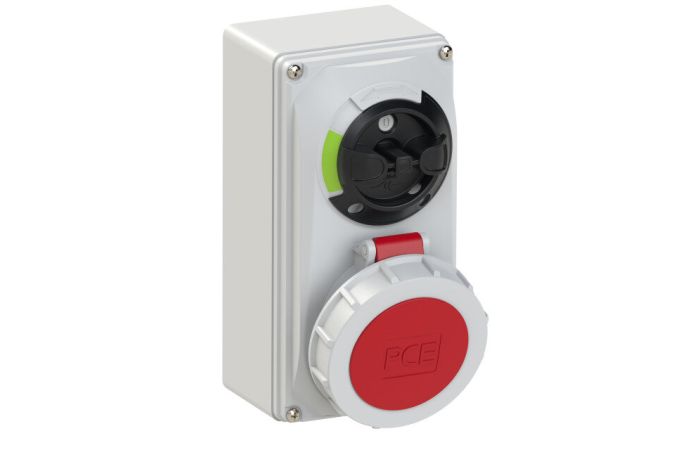 Lizdas v/t 5P 16A 400V IP67 su kirtikliu - PCE