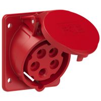 Lizdas CEE į/l 5P 16A 400V 6h IP44 [75x85] - PCE