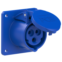 Lizdas CEE į/l 3P 16A 230V IP44 [65x65] - PCE