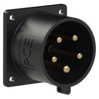 Kištukas CEE į/l 5P 32A 400V 6h IP44 TT juodas [70x70] - PCE