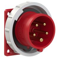 Kištukas CEE į/l 5P 16A 400V IP67 [75x75] - PCE