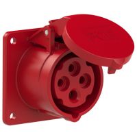 Lizdas CEE į/l 4P 16A 400V IP44 6h [75x75] - PCE