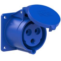 Lizdas CEE į/l 3P 32A 230V 6h IP44 [75x75] - PCE