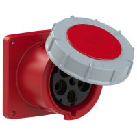 Lizdas CEE į/l 5P 125A 400V IP67 [120x120] TWIST - PCE