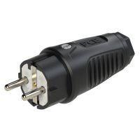 Kištukas a/k SCHUKO juodas IP54 Taurus2 - PCE