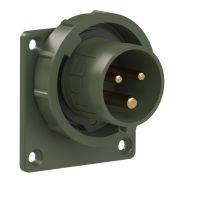 Kištukas CEE į/l 3P 16A 230V 6h IP67 žalias [75x75] - PCE