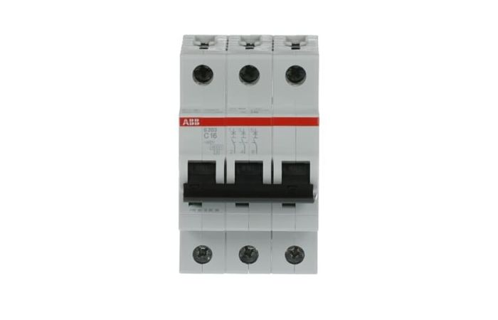 Disjoncteur Magnétothermique S203-B16 INT MAGNET 3P 16A - 6KA