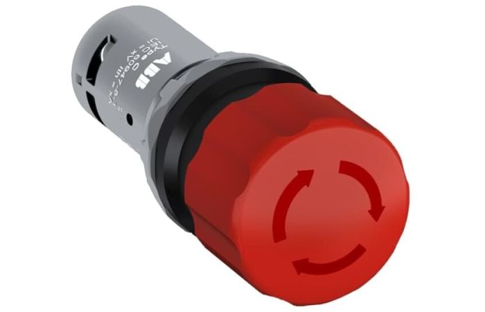 Mygtukas avarinio išjungimo raudonas 2nc CE3T-10R-02 - ABB