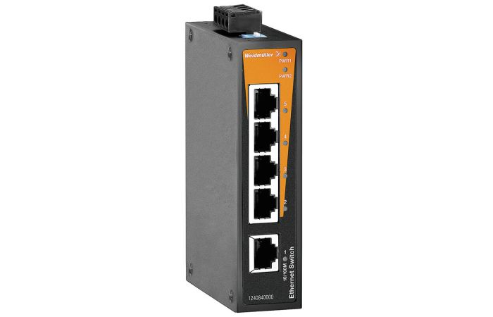 Šakotuvas Ethernet Switch 5x 10/100 RJ45 IP30 IE-SW-BL05-5TX - WEIDMULLER
