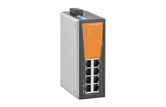 Šakotuvas Ethernet Switch 8x 10/100/1000 RJ45 IP30 IE-SW-VL08-8GT - WEIDMULLER