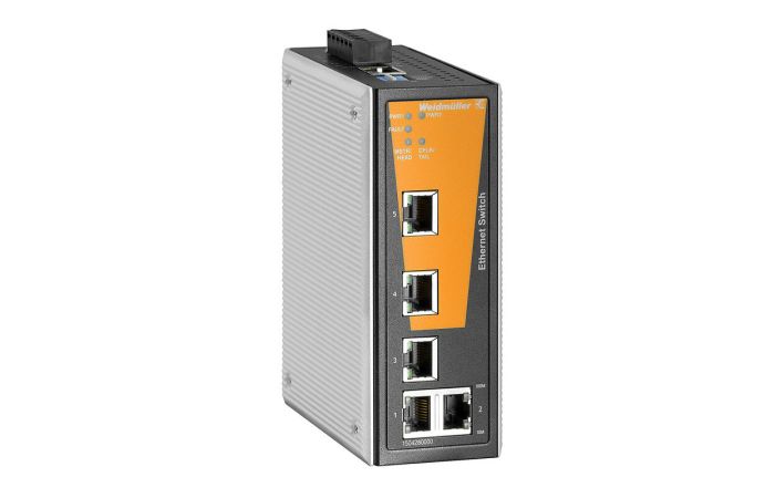 Šakotuvas valdomas Ethernet Switch 5x 10/100 RJ45 IP30 IE-SW-VL05M-5TX - WEIDMULLER