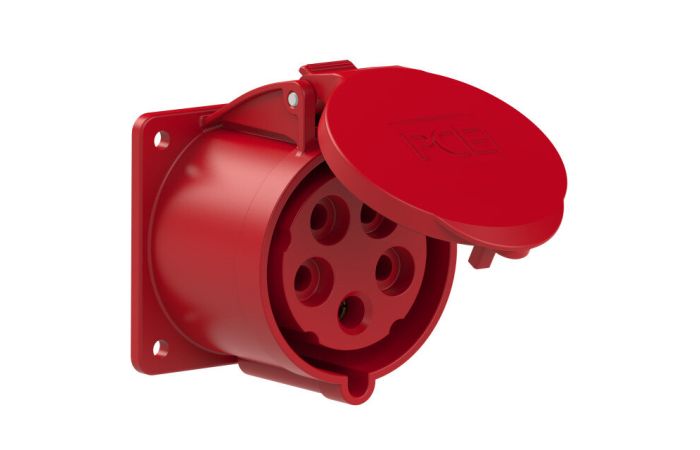 Lizdas CEE į/l 5P 32A 400V IP44 [75x75] - PCE
