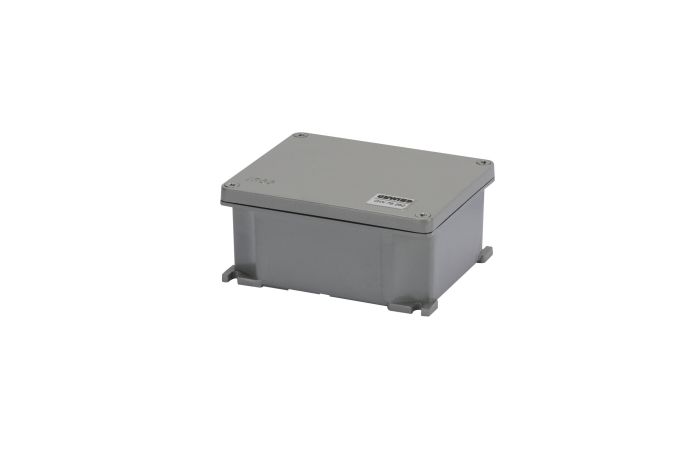 Dėžutė v/t 128x103x57mm aliumininė IP66 pilka - GEWISS