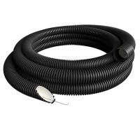 Vamzdis gofruotas D63 750N juodas EVOCAB FLEX FR UV 0H [50m] - EVOPIPES