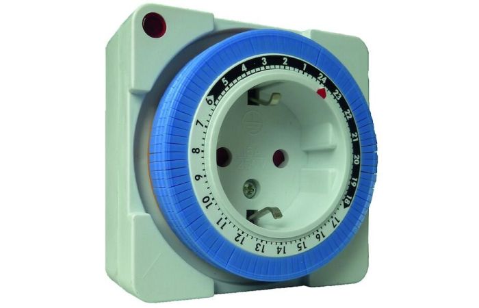 Laikrodis mechaninis paros SCHUKO 15min PSDUMT20 - PROTEC