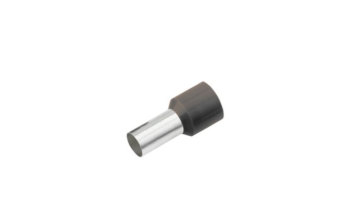 Antgalis gilzinis izoliuotas 1.5mm2 Cu juodas L-8mm [pak. po 100 vnt.] - CIMCO