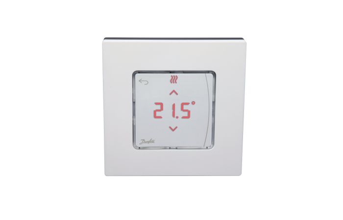 Reguliatorius v/t patalpos su ekranu 5-30C baltas Danfoss Icon - DANFOSS