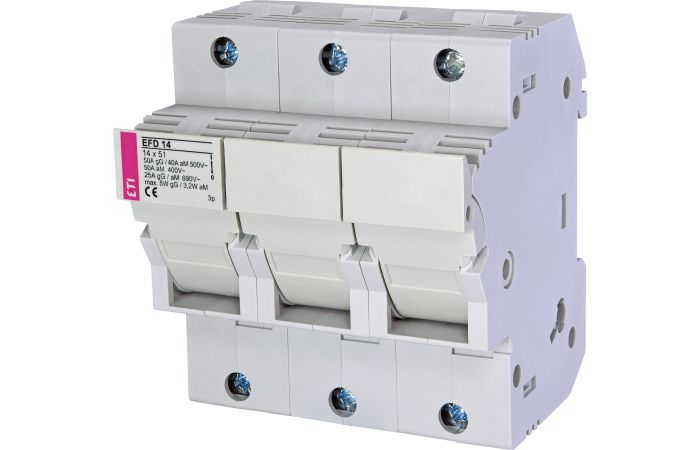 Kirtiklis-saugiklis EFD 14 3P 14x51mm - ETI