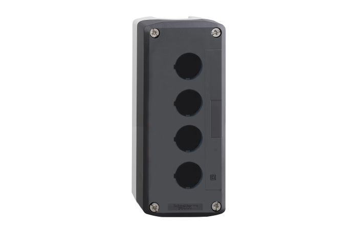 Dėžutė v/t 4 skylių 22mm IP65 su bėgeliu - SCHNEIDER ELECTRIC