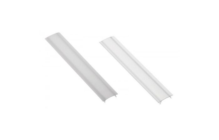 Dangtelis baltas L-2m LED profiliui Glax Mini profilis LED mini - GTV
