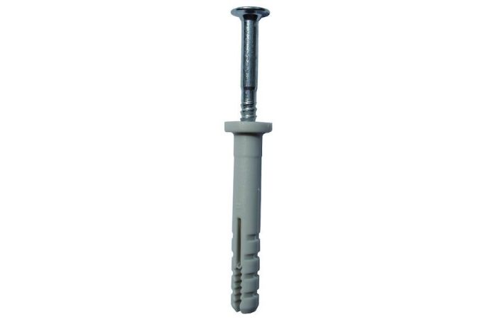 Diubelis 5x50mm kalamas, kaištis su medsraigčiu [100] - PROTEC