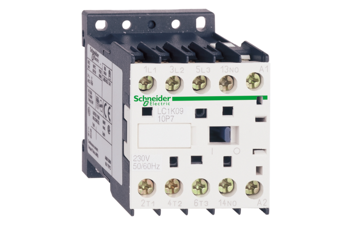 Kontaktorius 3P 2.2kW 230V AC 1nc - SCHNEIDER ELECTRIC