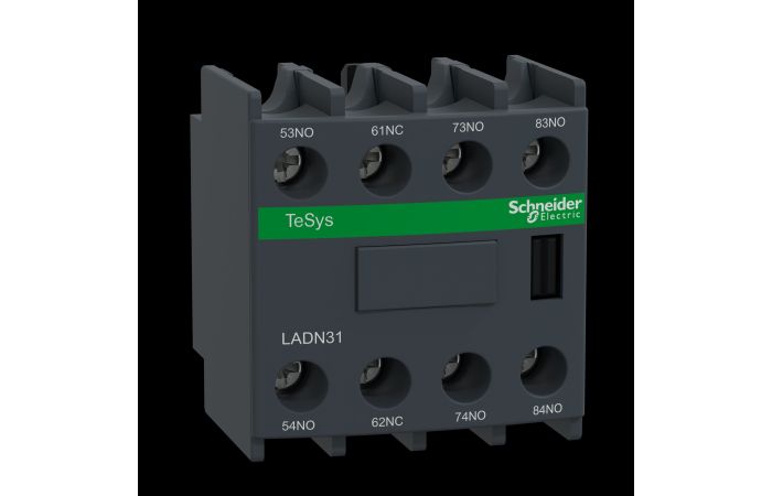 Kontaktas papildomas 3no+1nc ant viršaus [LC1D] - SCHNEIDER ELECTRIC