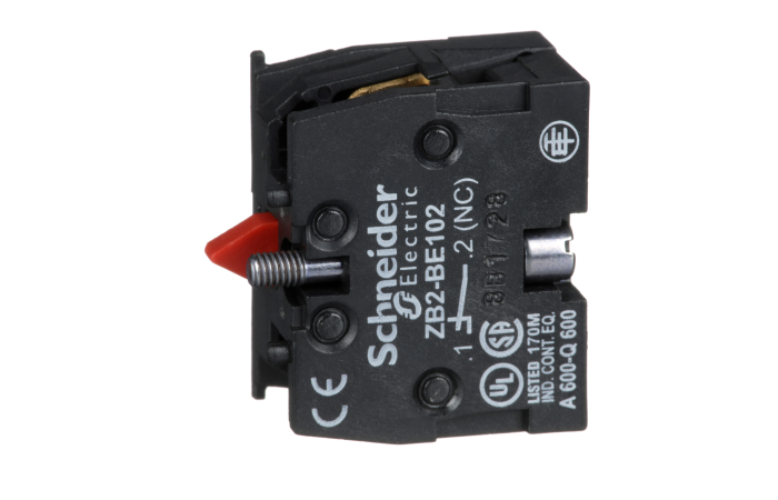 Kontaktas papildomas 1nc mygtukui - SCHNEIDER ELECTRIC