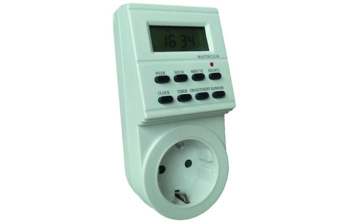 Laikrodis elektroninis savaitės baltas SCHUKO 16A/230V PSDUD20 - PROTEC