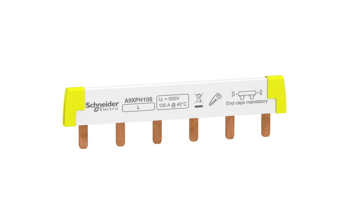 Šyna komutacinė 1P 16mm2 6 modulių strypelis iC60 - SCHNEIDER ELECTRIC