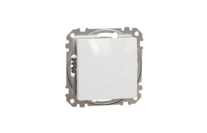 Perjungiklis p/t viengubas be rėmelio baltos spalvos 10A 250V SEDNA DESIGN - SCHNEIDER ELECTRIC