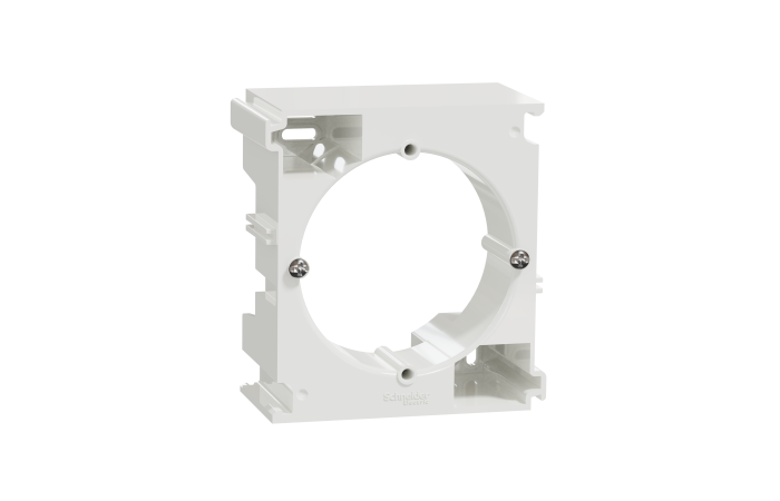 Dėžutė v/t vienguba be sienelių baltos spalvos SEDNA DESIGN - SCHNEIDER ELECTRIC
