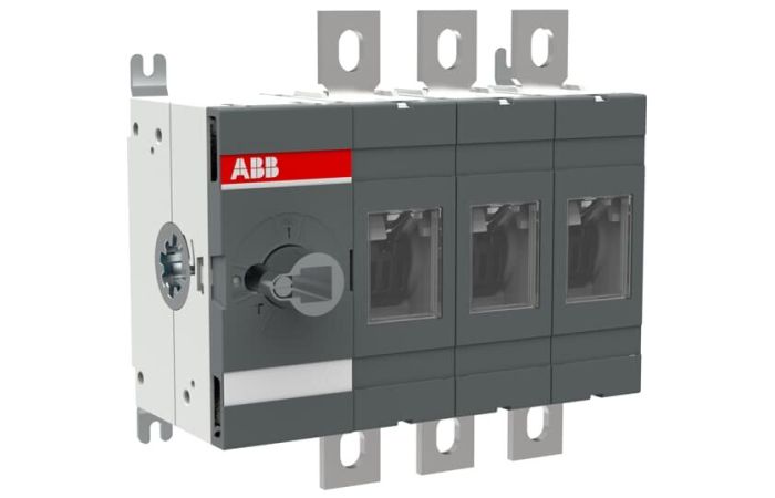 Kirtiklis 3P 400A be rankenos OT400E03 - ABB